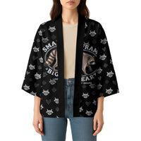 Jimothy The Raccoon Kimono Vintage Raccoon Small Frame Big Heart