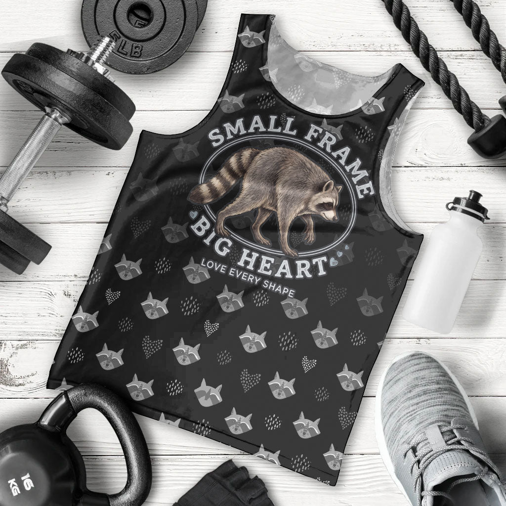 Jimothy The Raccoon Men Tank Top Vintage Raccoon Small Frame Big Heart