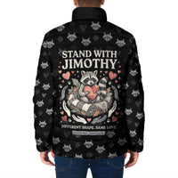 Jimothy The Raccoon Padded Jacket Vintage Raccoon Small Frame Big Heart