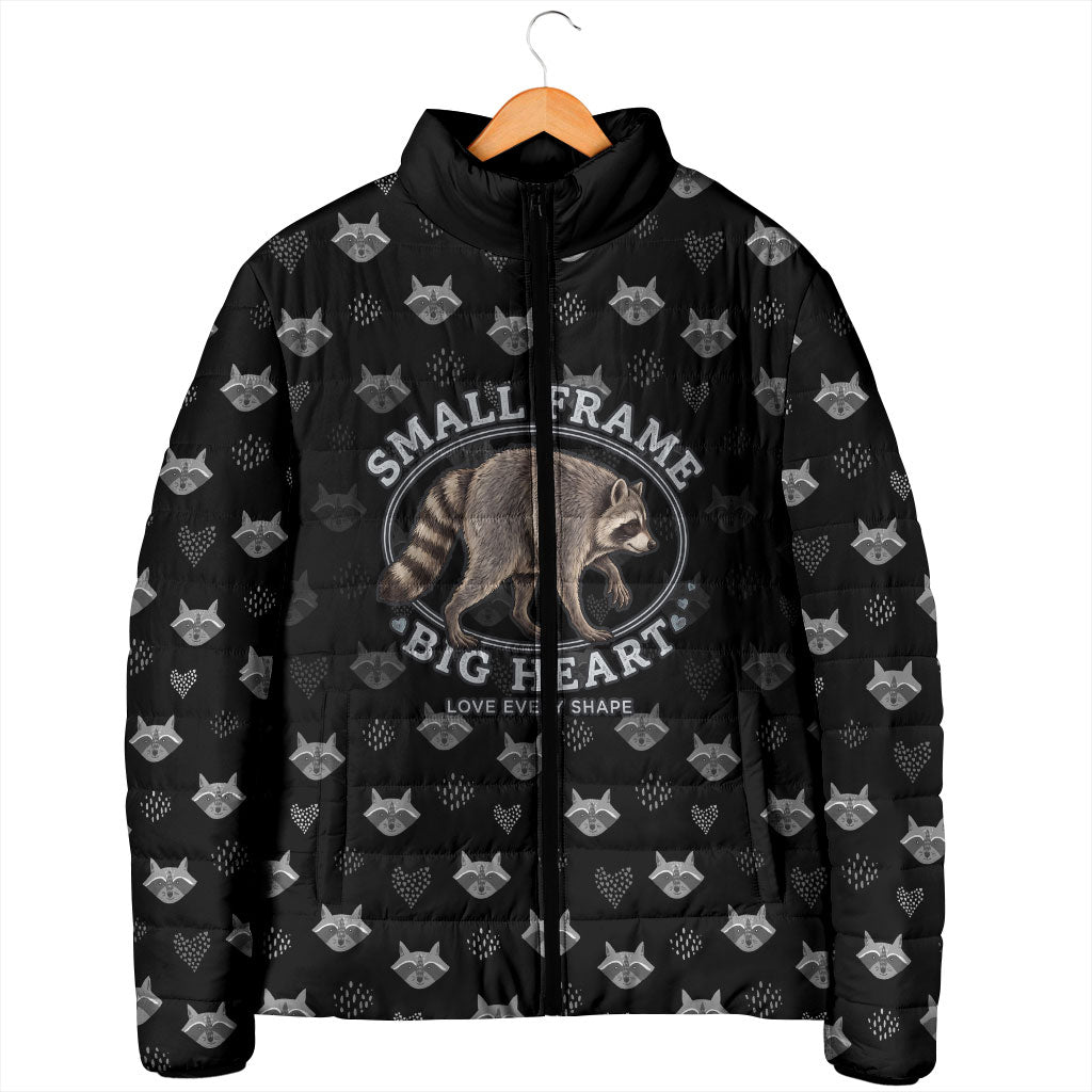 Jimothy The Raccoon Padded Jacket Vintage Raccoon Small Frame Big Heart