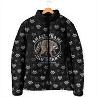 Jimothy The Raccoon Padded Jacket Vintage Raccoon Small Frame Big Heart