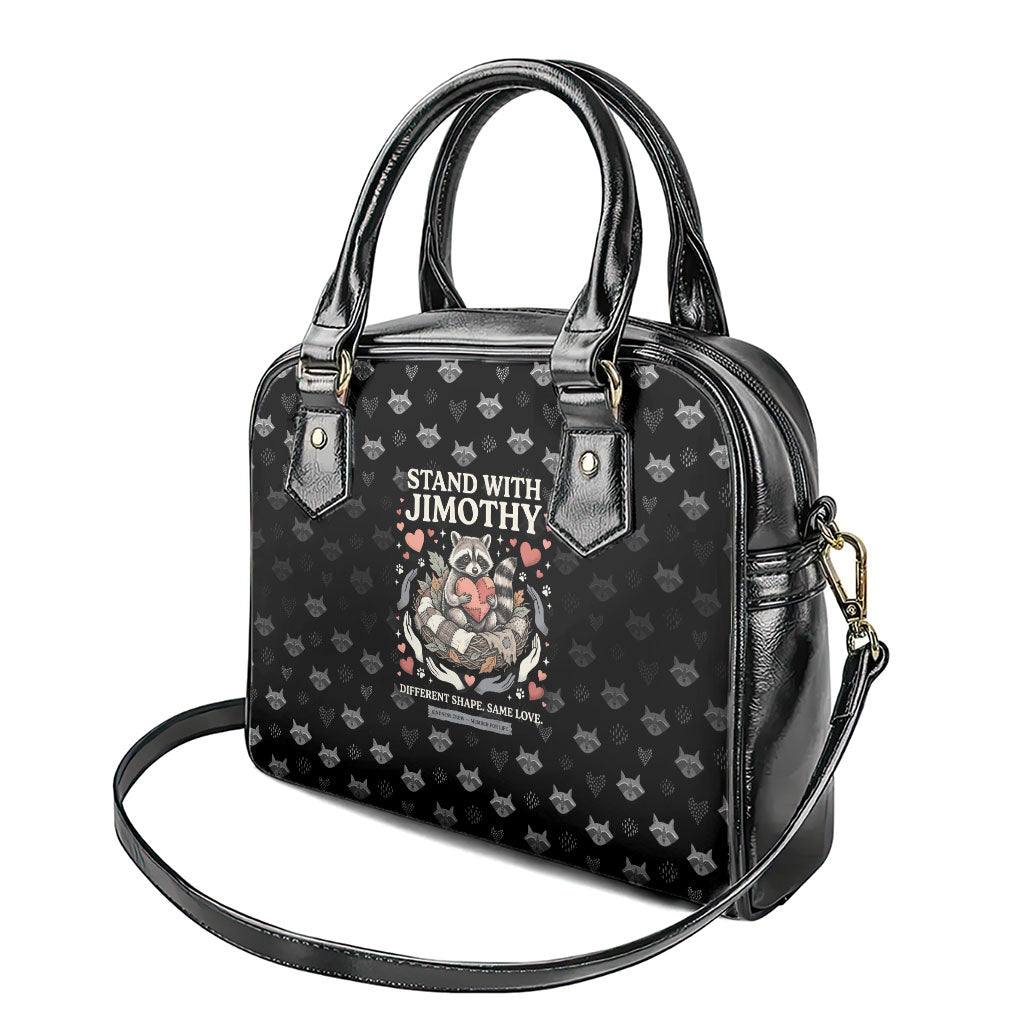 Jimothy The Raccoon Shoulder Handbag Vintage Raccoon Small Frame Big Heart