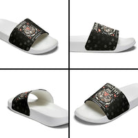 Jimothy The Raccoon Slide Sandals Vintage Raccoon Small Frame Big Heart