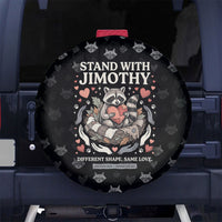 Jimothy The Raccoon Spare Tire Cover Vintage Raccoon Small Frame Big Heart