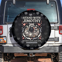 Jimothy The Raccoon Spare Tire Cover Vintage Raccoon Small Frame Big Heart