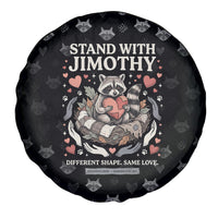 Jimothy The Raccoon Spare Tire Cover Vintage Raccoon Small Frame Big Heart