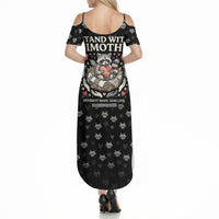 Jimothy The Raccoon Summer Maxi Dress Vintage Raccoon Small Frame Big Heart