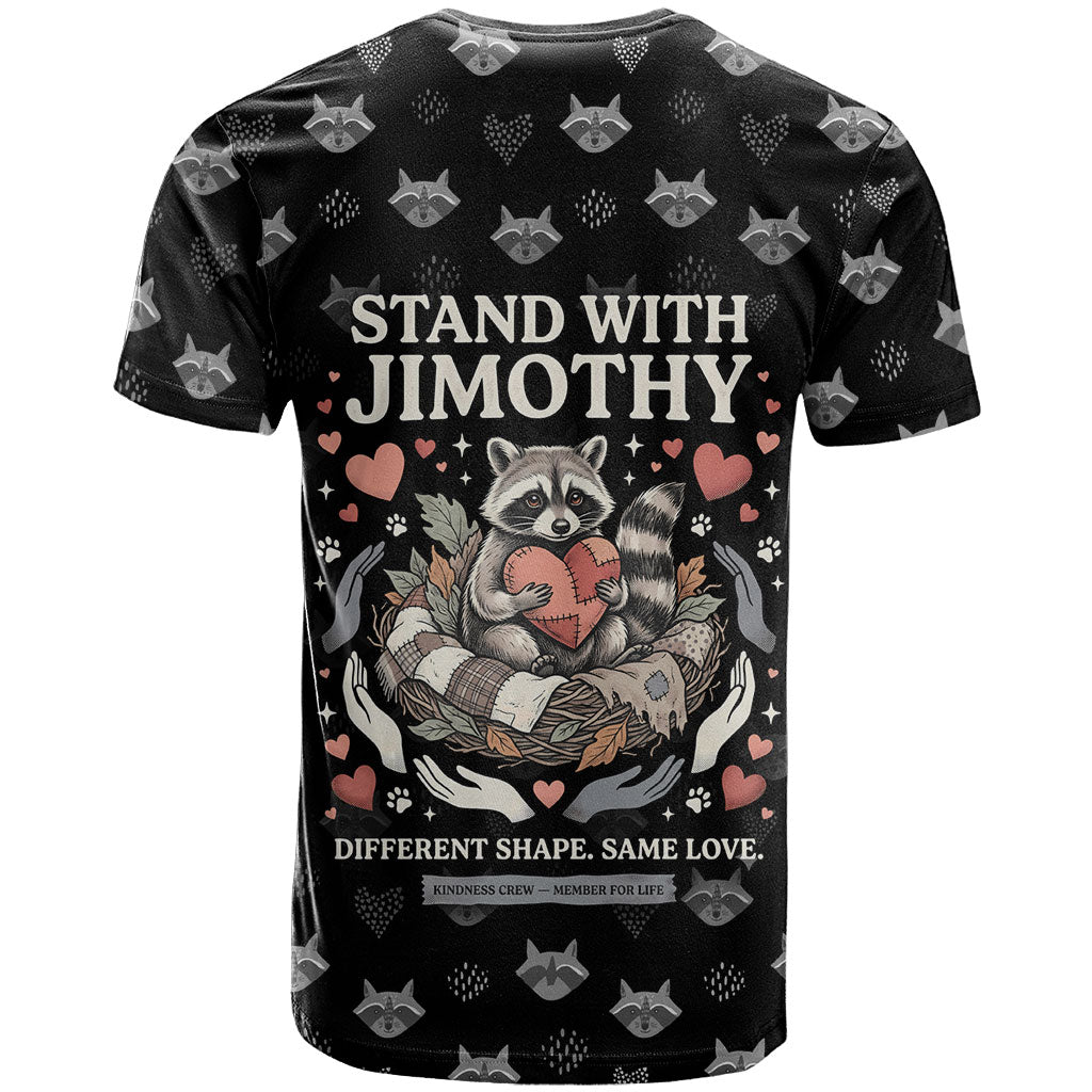 Jimothy The Raccoon T Shirt Vintage Raccoon Small Frame Big Heart