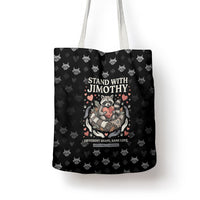 Jimothy The Raccoon Tote Bag Vintage Raccoon Small Frame Big Heart