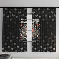 Jimothy The Raccoon Window Curtain Vintage Raccoon Small Frame Big Heart