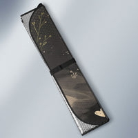 Jimothy And Quasimodo Auto Sun Shade Vintage German Shepherd And Raccoon - Born Rare Loved Deeply