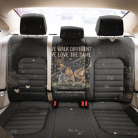 Jimothy And Quasimodo Back Car Seat Cover Vintage German Shepherd And Raccoon - Born Rare Loved Deeply