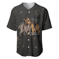 Jimothy And Quasimodo Baseball Jersey Vintage German Shepherd And Raccoon - Born Rare Loved Deeply