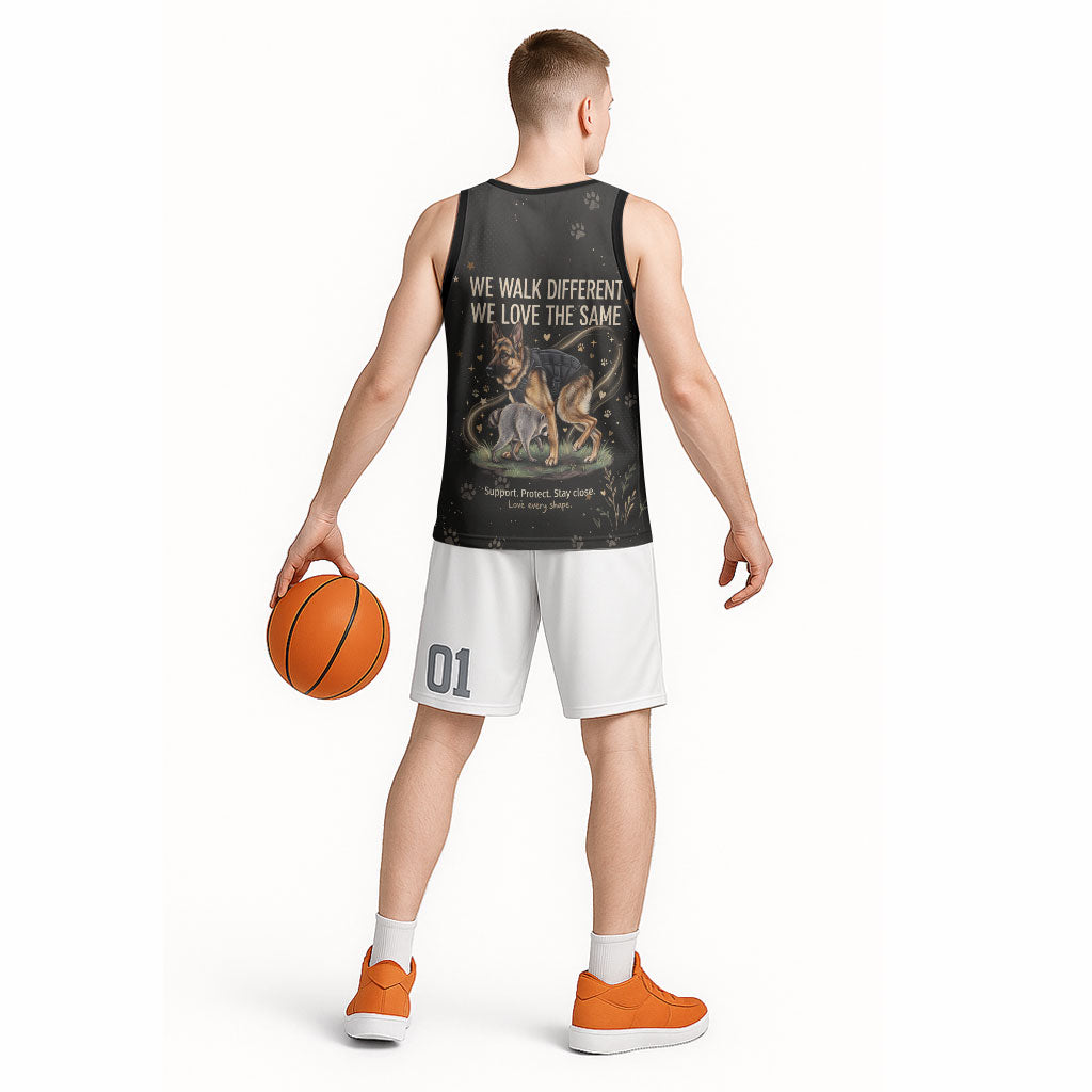 Jimothy And Quasimodo Basketball Jersey Vintage German Shepherd And Raccoon - Born Rare Loved Deeply