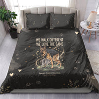 Jimothy And Quasimodo Bedding Set Vintage German Shepherd And Raccoon - Born Rare Loved Deeply