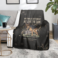 Jimothy And Quasimodo Blanket Vintage German Shepherd And Raccoon - Born Rare Loved Deeply