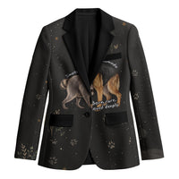 Jimothy And Quasimodo Blazer Vintage German Shepherd And Raccoon - Born Rare Loved Deeply