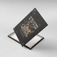 Jimothy And Quasimodo Canvas Wall Art Vintage German Shepherd And Raccoon - Born Rare Loved Deeply