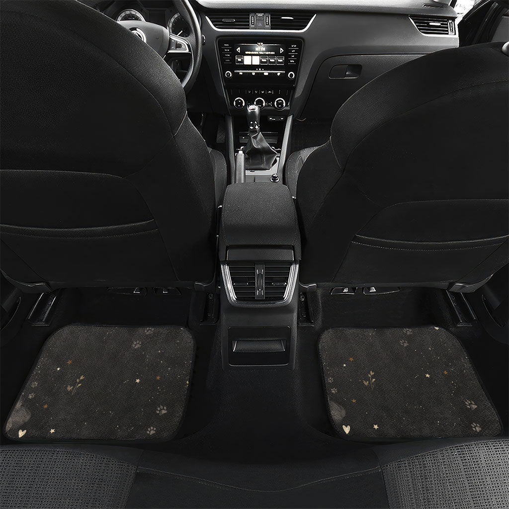 Jimothy And Quasimodo Car Mats Vintage German Shepherd And Raccoon - Born Rare Loved Deeply