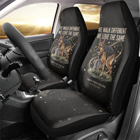 Jimothy And Quasimodo Car Seat Cover Vintage German Shepherd And Raccoon - Born Rare Loved Deeply