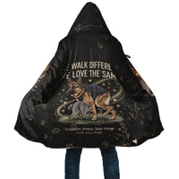 Jimothy And Quasimodo Cloak Vintage German Shepherd And Raccoon - Born Rare Loved Deeply