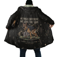 Jimothy And Quasimodo Cloak Vintage German Shepherd And Raccoon - Born Rare Loved Deeply