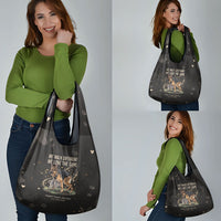 Jimothy And Quasimodo Grocery Bag Vintage German Shepherd And Raccoon - Born Rare Loved Deeply