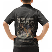 Jimothy And Quasimodo Hawaiian Shirt Vintage German Shepherd And Raccoon - Born Rare Loved Deeply