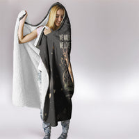 Jimothy And Quasimodo Hooded Blanket Vintage German Shepherd And Raccoon - Born Rare Loved Deeply