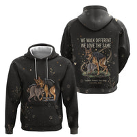 Jimothy And Quasimodo Hoodie Vintage German Shepherd And Raccoon - Born Rare Loved Deeply