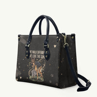 Jimothy And Quasimodo Leather Bag Vintage German Shepherd And Raccoon - Born Rare Loved Deeply