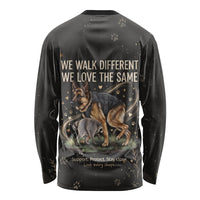 Jimothy And Quasimodo Long Sleeve Shirt Vintage German Shepherd And Raccoon - Born Rare Loved Deeply