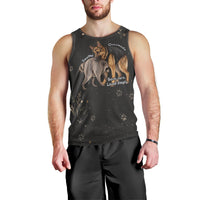 Jimothy And Quasimodo Men Tank Top Vintage German Shepherd And Raccoon - Born Rare Loved Deeply