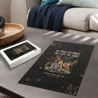 Jimothy And Quasimodo Puzzle Vintage German Shepherd And Raccoon - Born Rare Loved Deeply