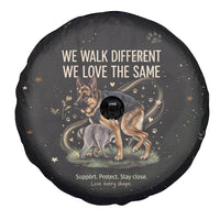 Jimothy And Quasimodo Spare Tire Cover Vintage German Shepherd And Raccoon - Born Rare Loved Deeply