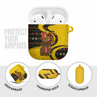 Germany Christmas AirPods Case with Bear Boar Otter Squirrel and Holiday Pattern Design - Wonder Print Shop