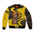 Germany Christmas Bomber Jacket with Bear Boar Otter Squirrel and Holiday Pattern Design - Wonder Print Shop