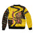 Germany Christmas Bomber Jacket with Bear Boar Otter Squirrel and Holiday Pattern Design - Wonder Print Shop