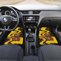 Germany Christmas Car Mats with Bear Boar Otter Squirrel and Holiday Pattern Design - Wonder Print Shop