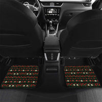 Germany Christmas Car Mats with Bear Boar Otter Squirrel and Holiday Pattern Design - Wonder Print Shop