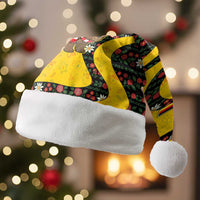 Germany Christmas Santa Hat with Bear Boar Otter Squirrel and Holiday Pattern Design - Wonder Print Shop
