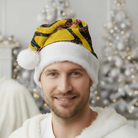 Germany Christmas Santa Hat with Bear Boar Otter Squirrel and Holiday Pattern Design - Wonder Print Shop