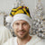 Germany Christmas Santa Hat with Bear Boar Otter Squirrel and Holiday Pattern Design - Wonder Print Shop