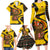Germany Christmas Family Matching Long Sleeve Bodycon Dress and Hawaiian Shirt with Bear Boar Otter Squirrel and Holiday Pattern Design - Wonder Print Shop