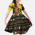 Germany Christmas Family Matching Off The Shoulder Long Sleeve Dress and Hawaiian Shirt with Bear Boar Otter Squirrel and Holiday Pattern Design - Wonder Print Shop