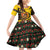 Germany Christmas Family Matching Off Shoulder Short Dress and Hawaiian Shirt with Bear Boar Otter Squirrel and Holiday Pattern Design - Wonder Print Shop