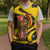 Germany Christmas Knitted V-Neck Vest with Bear Boar Otter Squirrel and Holiday Pattern Design - Wonder Print Shop