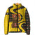 Germany Christmas Padded Jacket with Bear Boar Otter Squirrel and Holiday Pattern Design - Wonder Print Shop
