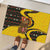 Germany Christmas Rubber Doormat with Bear Boar Otter Squirrel and Holiday Pattern Design - Wonder Print Shop