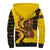 Germany Christmas Sherpa Hoodie with Bear Boar Otter Squirrel and Holiday Pattern Design - Wonder Print Shop